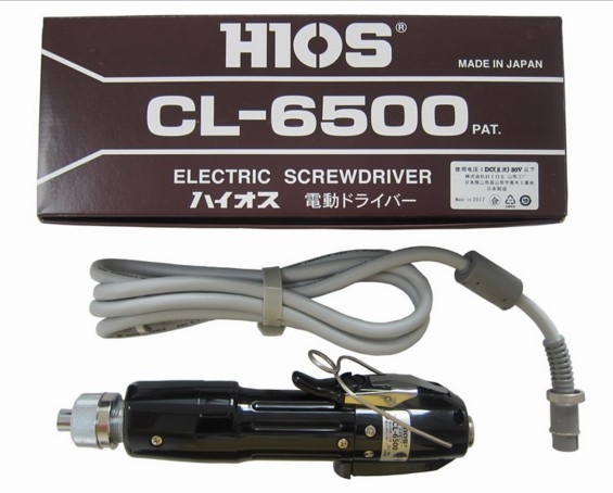 HIOS electric screwdriver CL-6500 with CLT-60 power supply