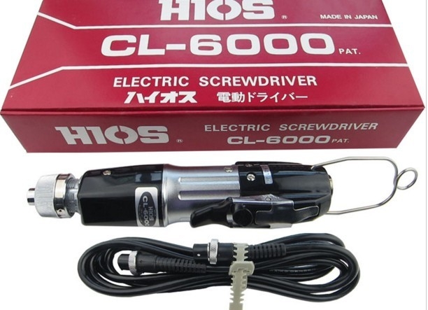 HIOS electric screwdriver CL-6000 with CLT-60 power supply