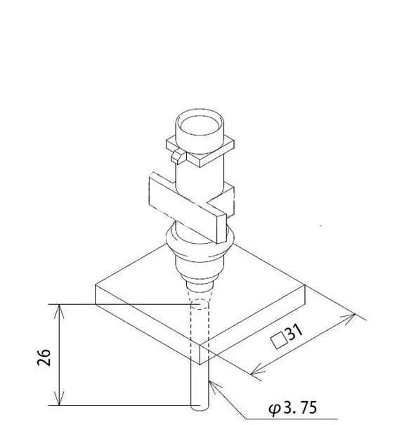 Smt Fuji IP3 nozzles 3.7 nozzle AQNA - 3160/69 used in pick and place machine