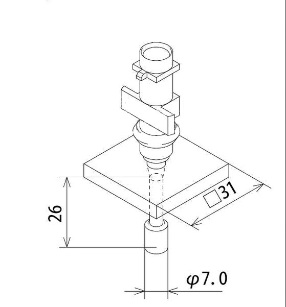 Smt Fuji IP3 nozzles 7.0 nozzle AQNA - 3170 used in pick and place machine